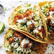 Shrimp tacos pin.